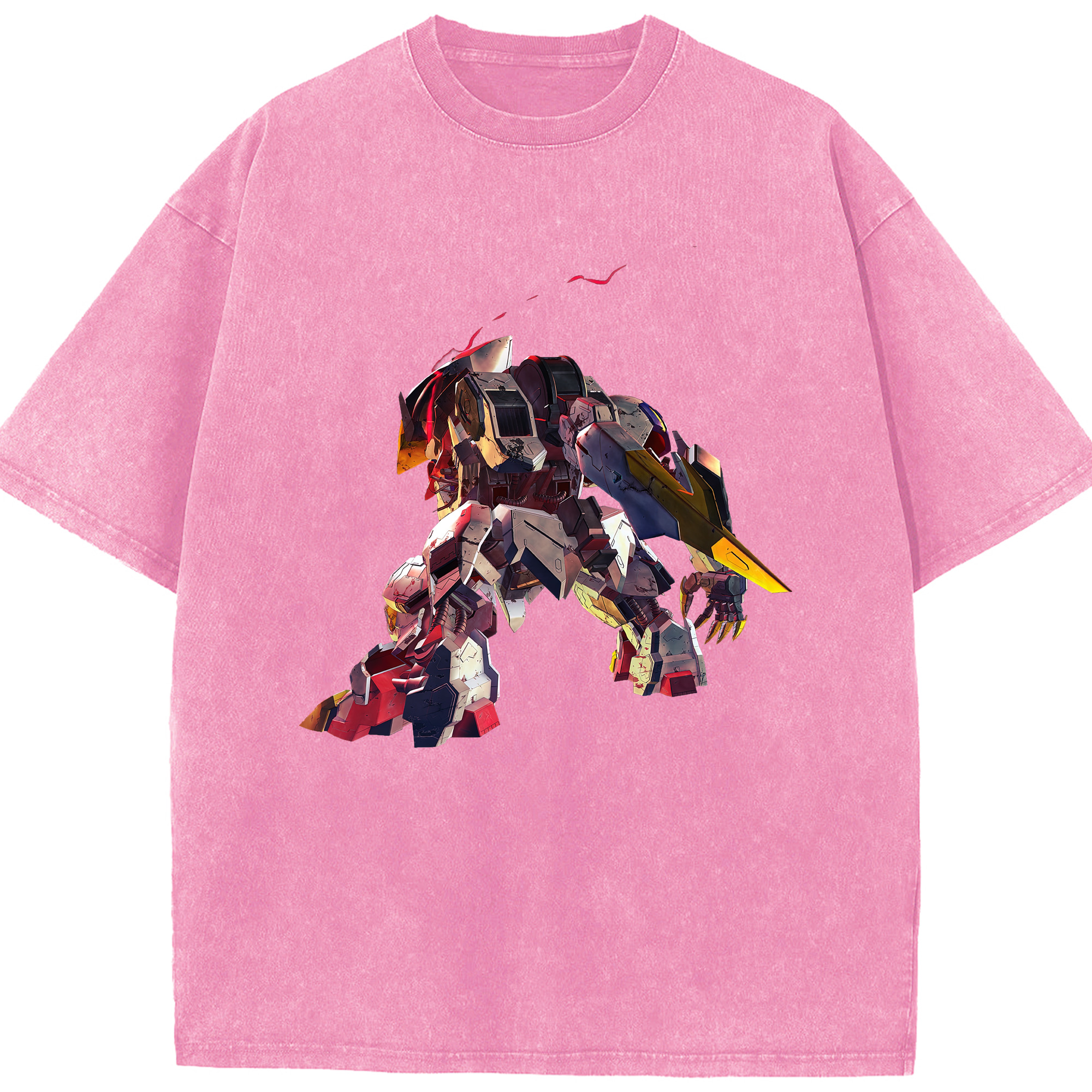 （画像用） 機動戦士ガンダム Mobile Suit Gundam 綿100% ヴィンテージ風 半袖Tシャツ（フロントプリント）